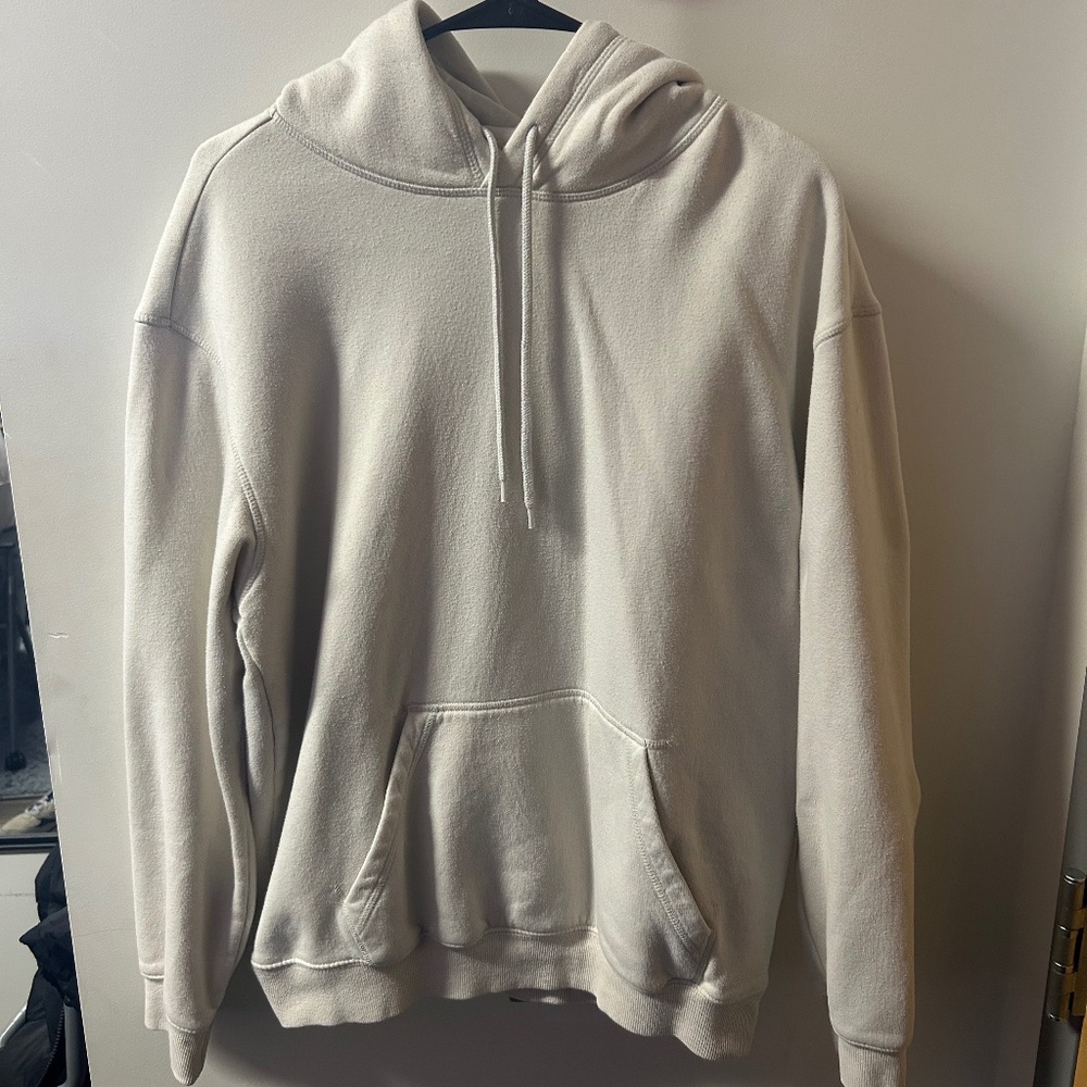 Loose Fit Hoodie - Light Beige - H&M